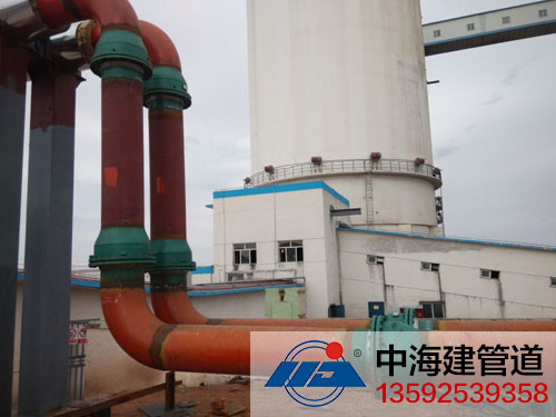 球形補償器施工現場